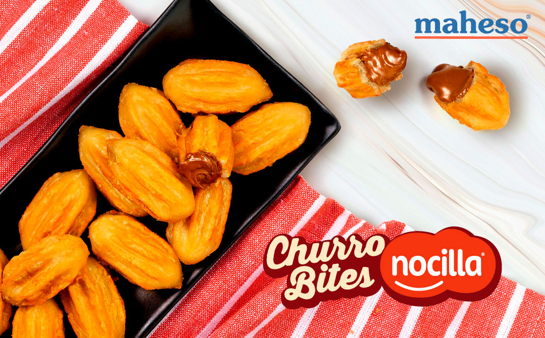 Churros rellenos de Nocilla