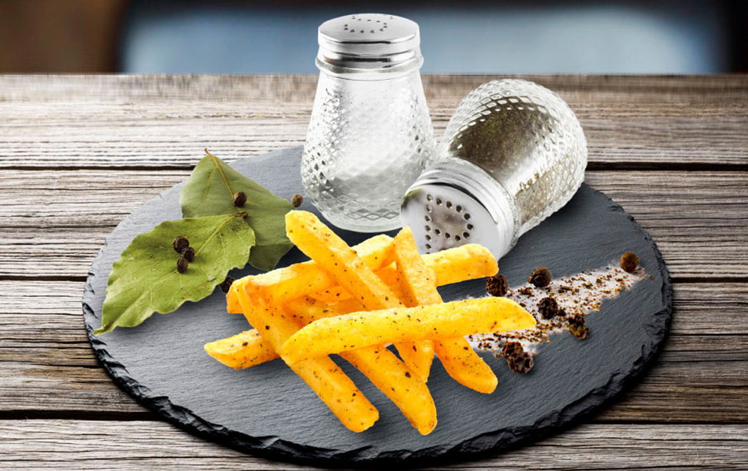 patatas fritas con sal y pimienta