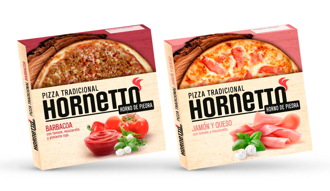 Pizzas al horno de piedra