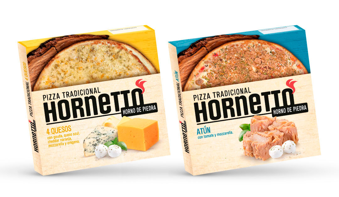 Pizzas al horno de piedra