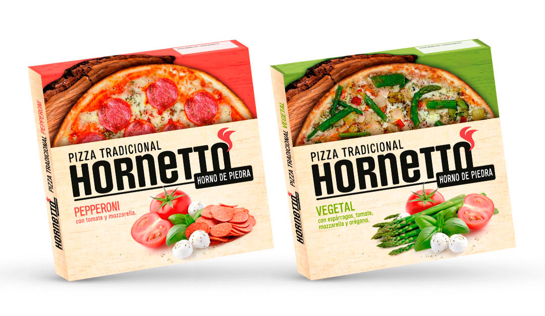 Pizzas al horno de piedra