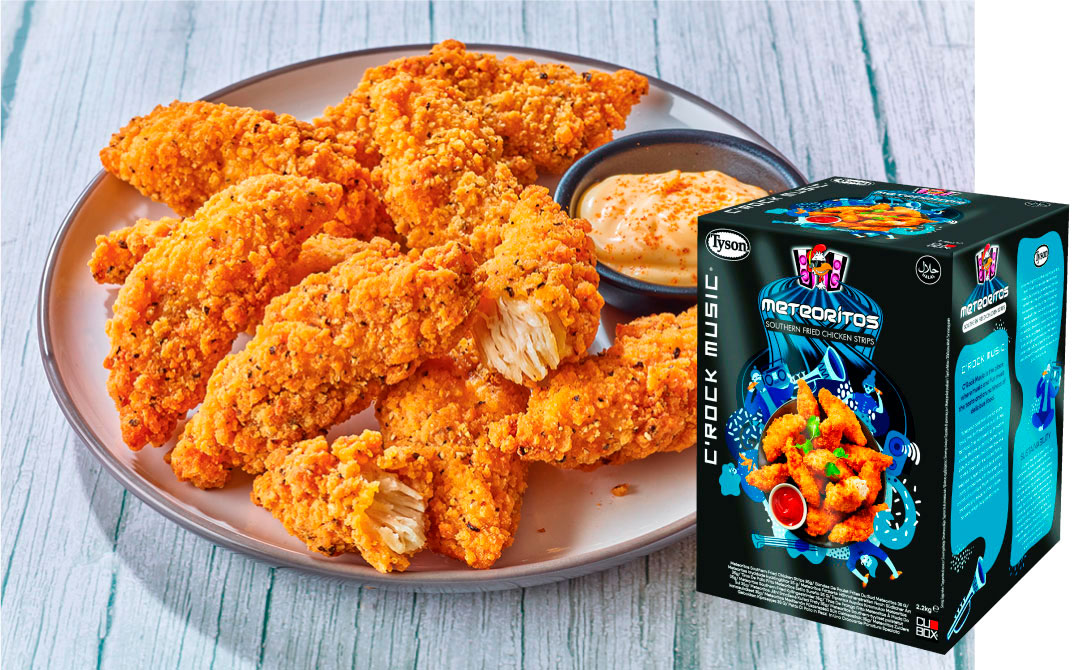 meteoritos de pollo