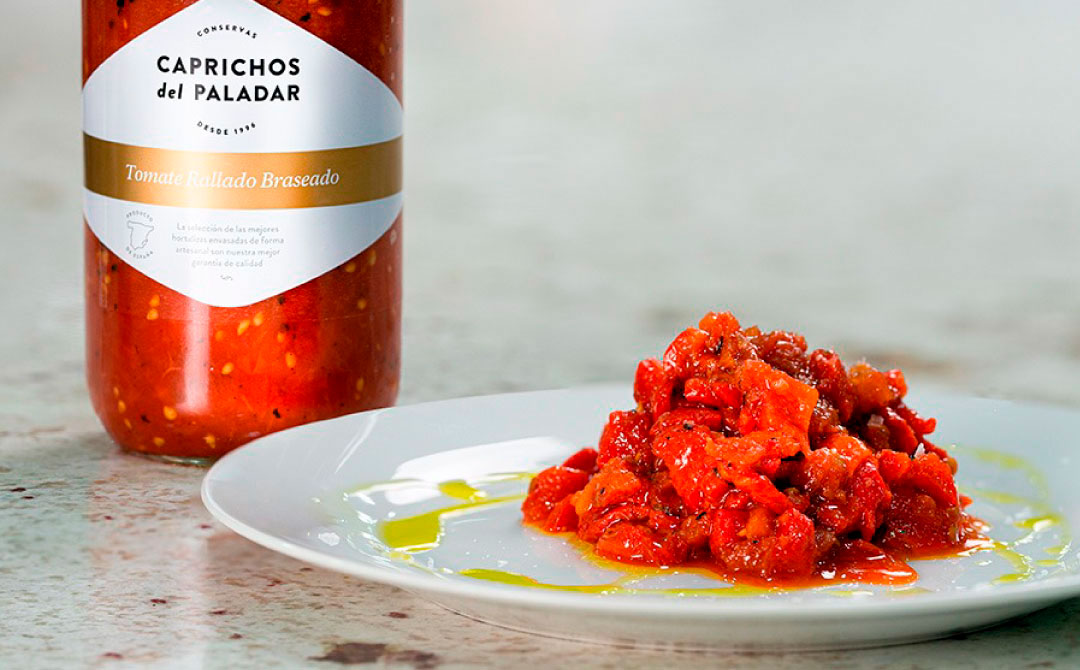 tomate rallado braseado