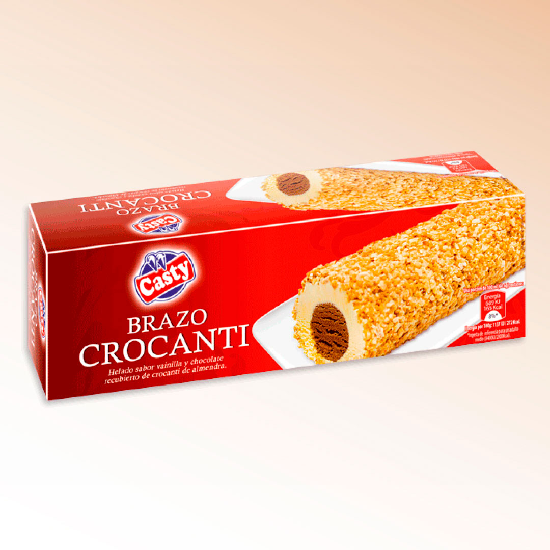 helado brazo crocanti