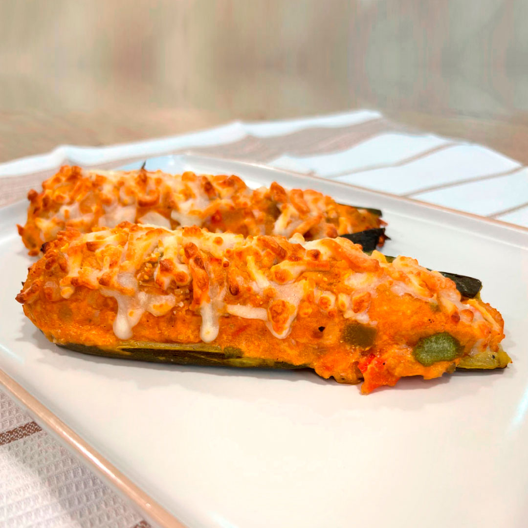 calabacín relleno