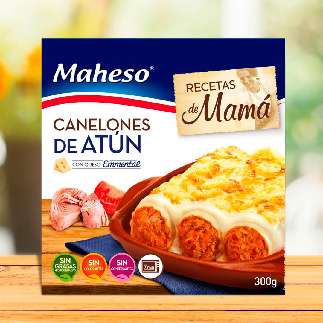 canelones de atún