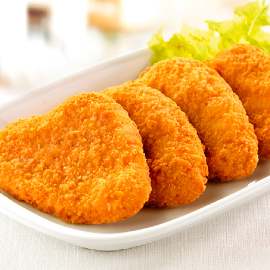 pechuga de pollo empanada