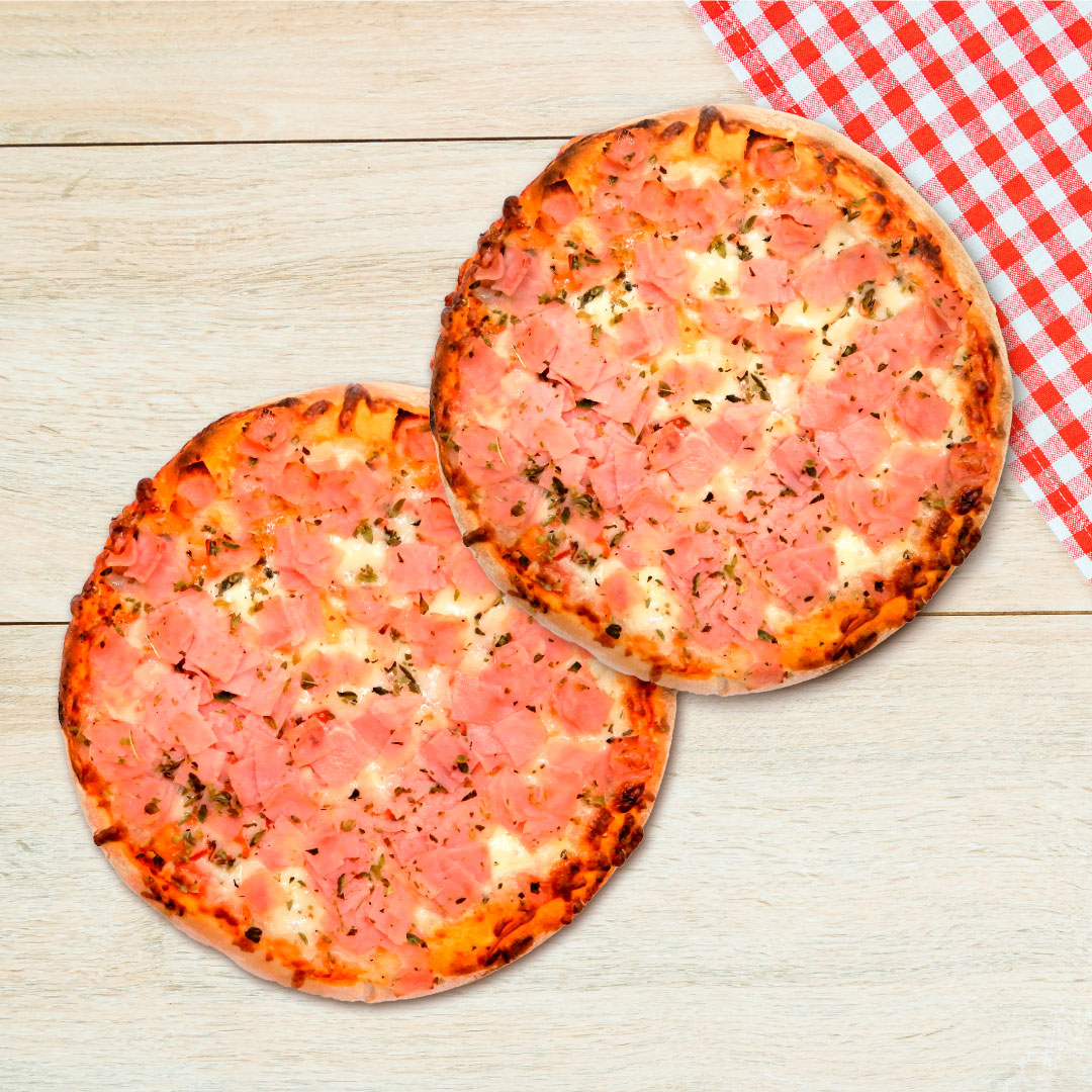 pizzetas jamón y queso